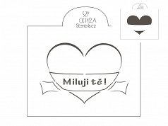 O012 srdce Miluji tě