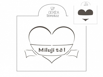 O012 srdce Miluji tě